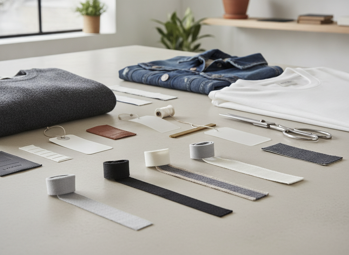 Lifestyle image related to 'labels used in textile industry every brand needs', premium clothing...